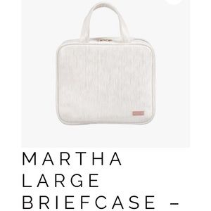 NWT Stephanie Johnson Aruba White Large Martha Briefcase SOLD OUT Travel Bag